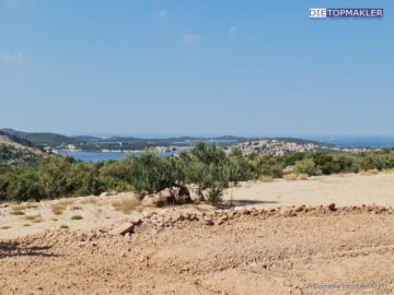 Top Angebot! Baugrundstück mit Meerblick. Auf Wunsch, dazu ein fertig projektiertes Haus mit Pool!, 22202 Primosten (Kroatien), Wohngrundstück