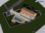 Top Angebot! Baugrundstück mit Meerblick. Auf Wunsch, dazu ein fertig projektiertes Haus mit Pool! - Projektiertes Haus mit Pool
