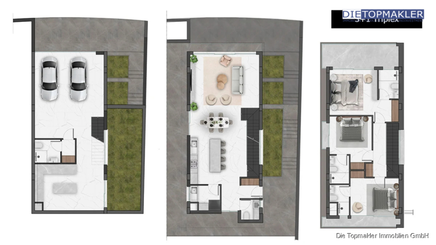 3+1 Triplex_Grundriss
