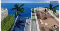 Luxuriöse 3- Zimmer Wohnung mit Garten und Meerblick! In der Zyperns schönem Ort Kucuk Erenkoy! - Objekt von oben