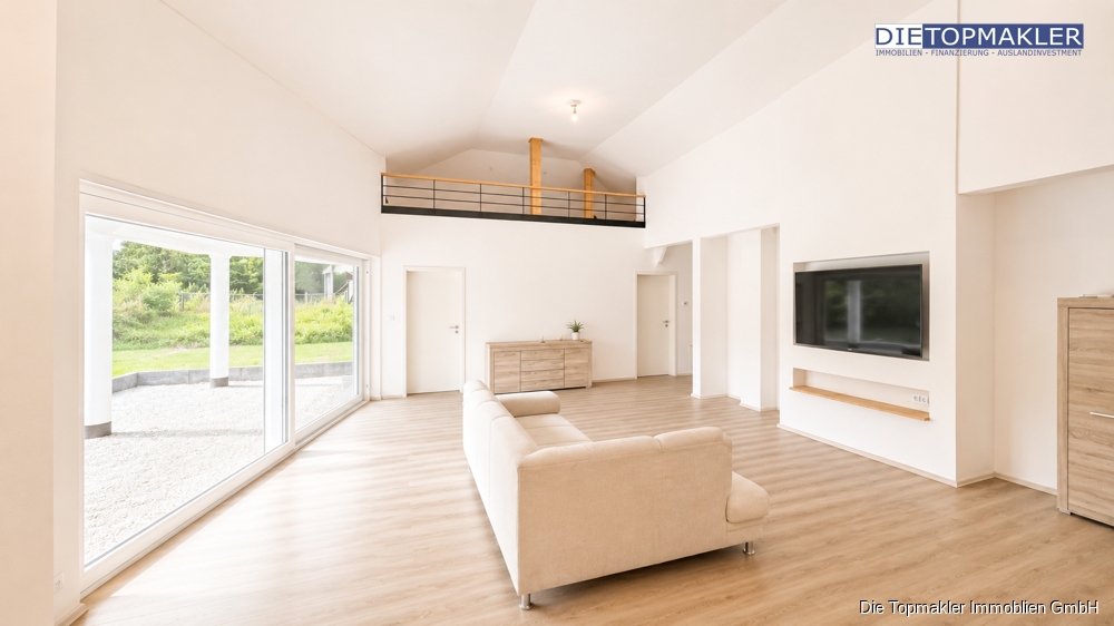 Exklusiver Bungalow im Villa-Stil – nur 15 Minuten von Paderborn entfernt - Wohnzimmer (86560)