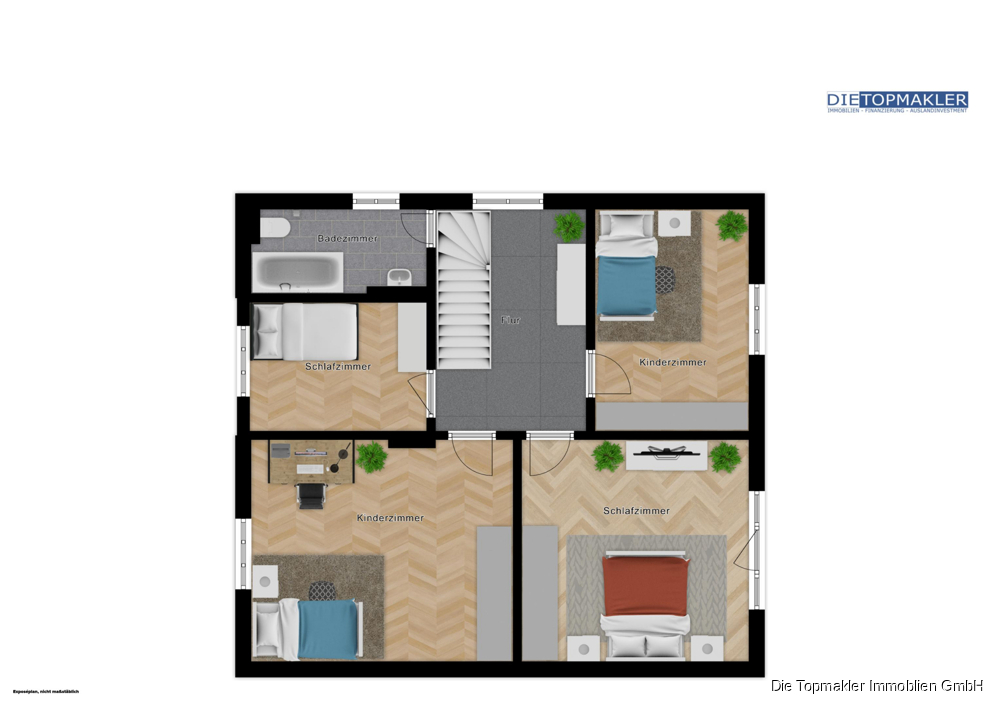 Einfamilienhaus mit viel Potenzial - Obergeschoss (82926)