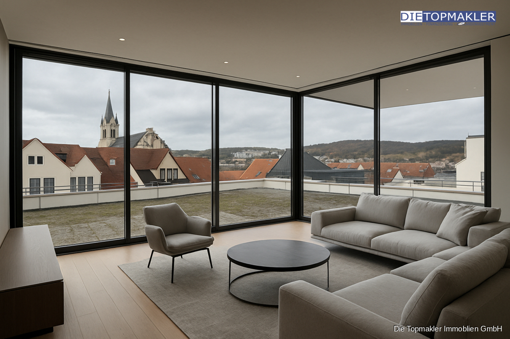 Share Deal möglich ! ! !Einkaufszentrum mit herausragendem Entwicklungspotenzial - Visualisierung Dach / Ausbaufläche (57125)