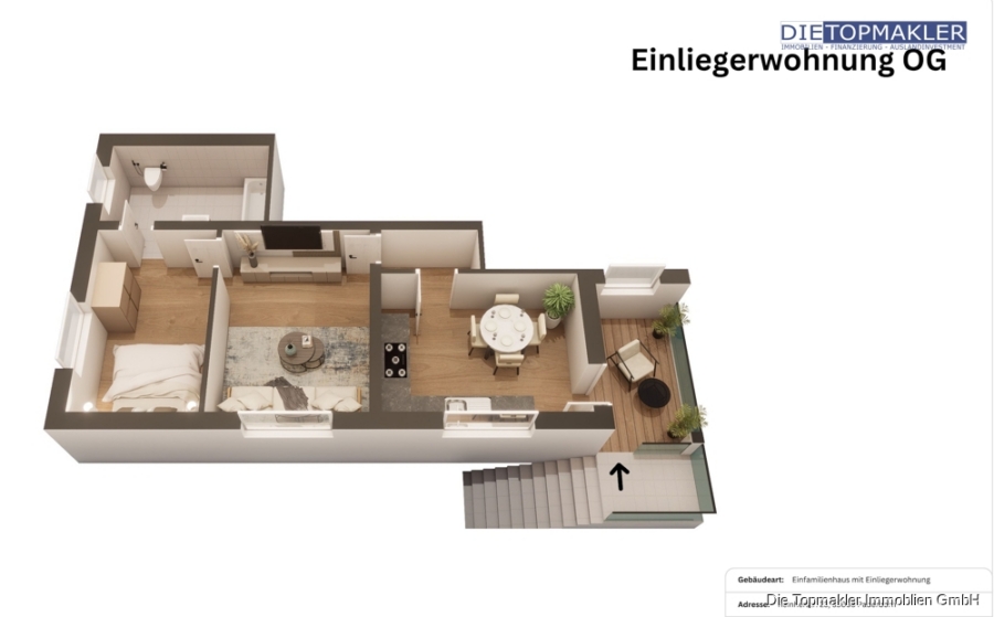 Einliegerwohnung OG