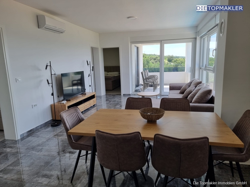 Moderne Wohnungen mit atemberaubendem Meerblick in der Nähe von Zadar - Bild (83770)