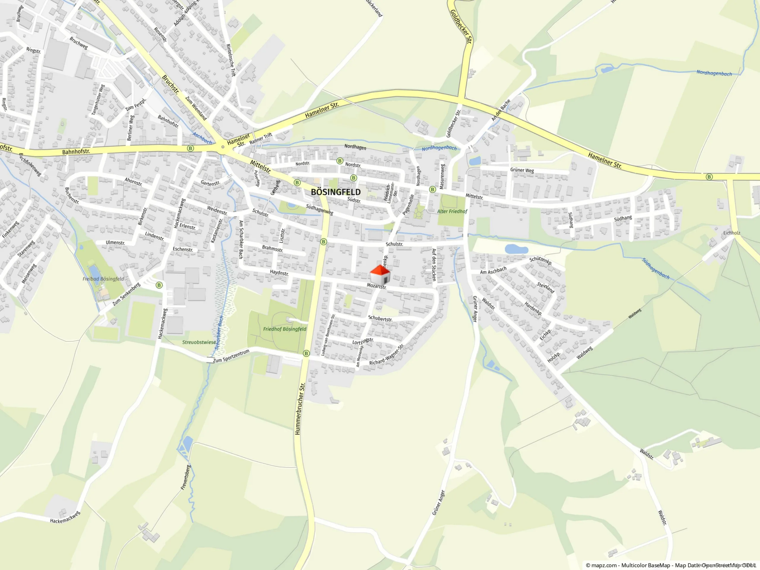 Kapitalanlage 8 Wohneinheiten in Extertal - Kartenausschnitt (86709)