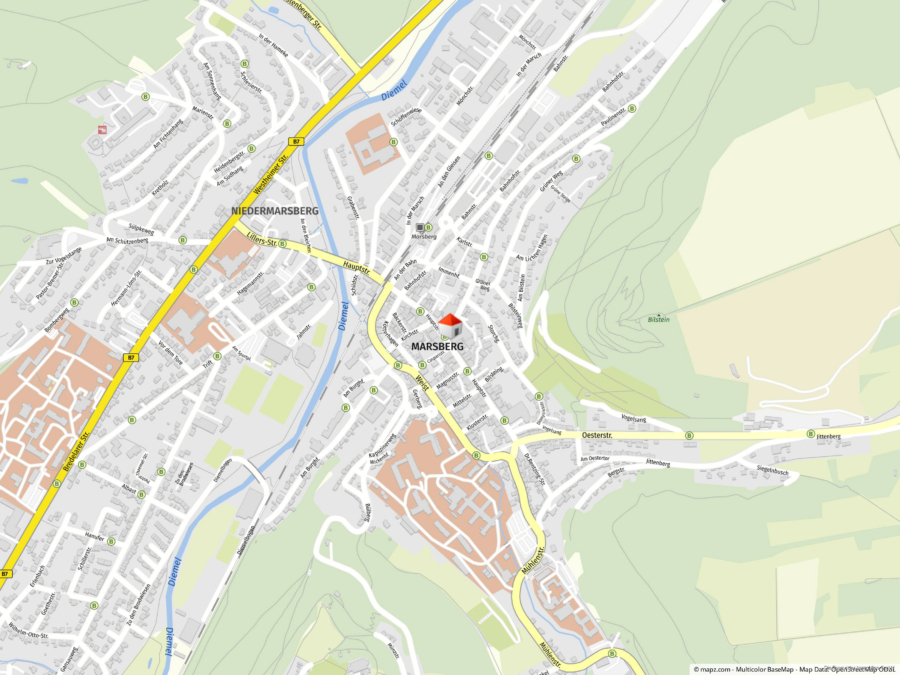 Kartenausschnitt