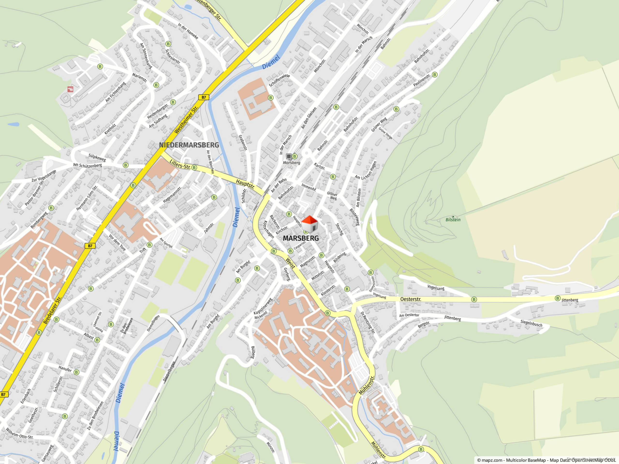 Beste Lage im Zentrum – Jetzt verfügbar! Ideal für Gastronomie - Kartenausschnitt (82224)