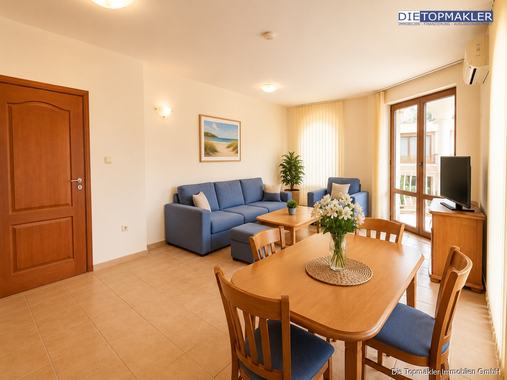 2-Zimmer-Wohnung mit Poolblick im „Apollon 5“ – zwischen Ravda und Nessebar - Bild (85003)