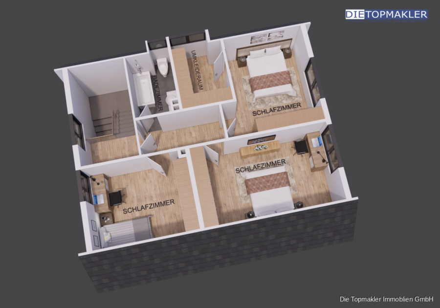 Aktueller Plan im Obergeschoss