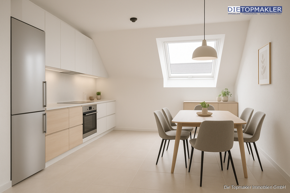 Exklusive Seeresidenz am Möhnesee – Zwei Häuser, unzählige Möglichkeiten und ein Ausblick, der verzaubert - Küche im Obergeschoss (82480)