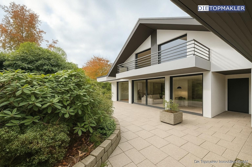 Exklusive Seeresidenz am Möhnesee – Zwei Häuser, unzählige Möglichkeiten und ein Ausblick, der verzaubert - Aussenansicht (82462)