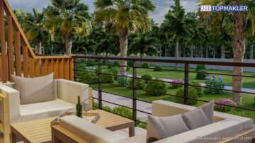 Prelunch!Top Angebot in Nordzypern! Ein Zimmer Penthouse Appartment/Studio mit Meerblick, in Bahceli, 99410 Bahceli (CYP), Etagenwohnung