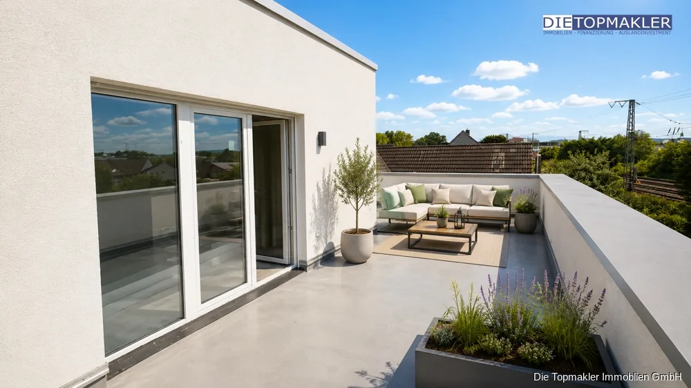 Moderne Penthousewohnung mit Dachterrasse | Erstbezug | WBS erforderlich - Dachterrasse_2 (86583)