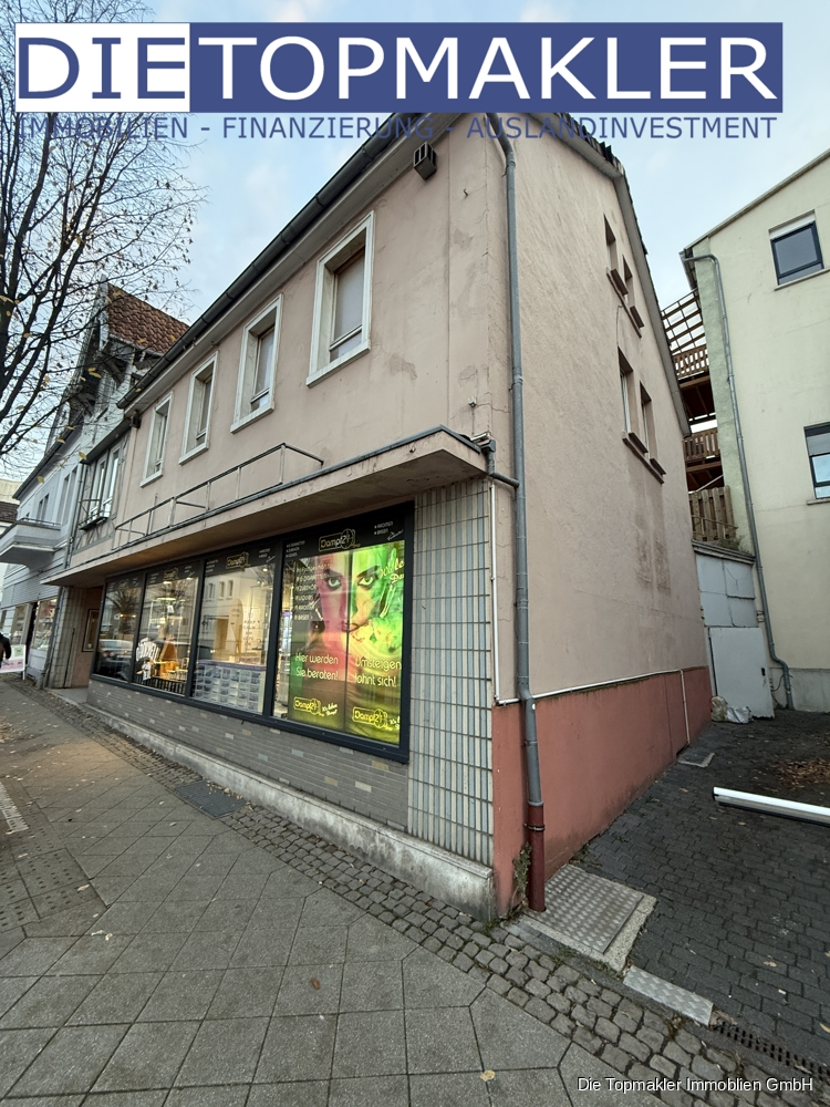 Beste Innenstadtlage – Wohnen und Gewerbe ideal kombiniert - Außenansicht (57199)