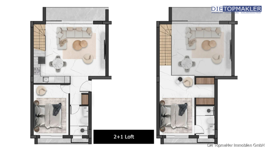 2+1 Loft_Grundriss