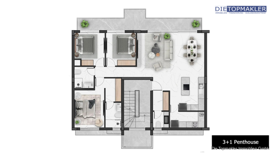 3+1 Penhouse_Grundriss
