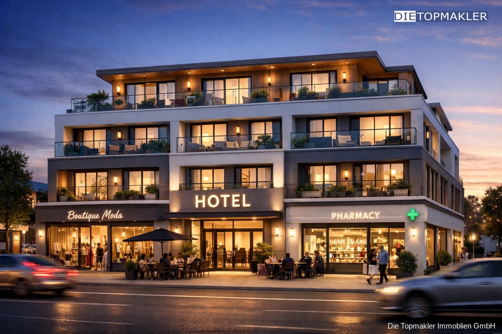 Exklusives Investment: Vollvermietetes Hotel mit Gewerbeeinheiten in Toplage von Paderborn - Titelbild (83822)