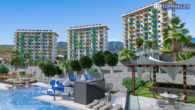 Exklusives Wohnprojekt mit atemberaubendem Panoramablick in Alanya, Avsallar! - Anlage