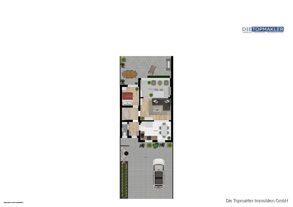 Lichtdurchflutetes Reihenhaus mit Garten & Loggia – ideal für Familien - Erdgeschoss (83100)