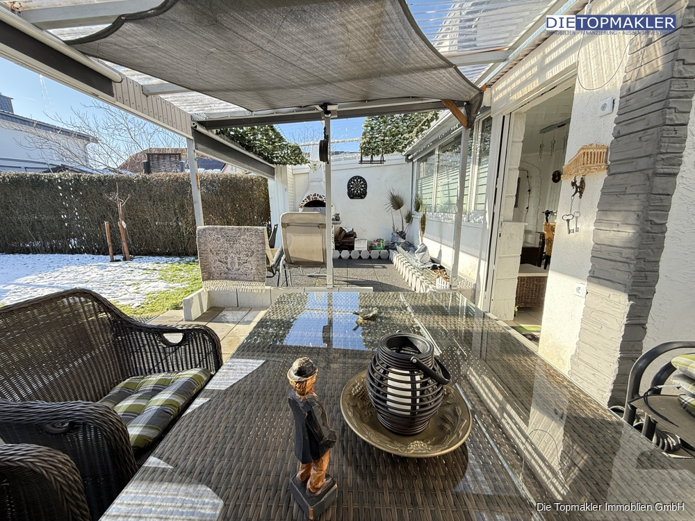 Lichtdurchflutetes Reihenhaus mit Garten & Loggia – ideal für Familien - Terrasse (83095)